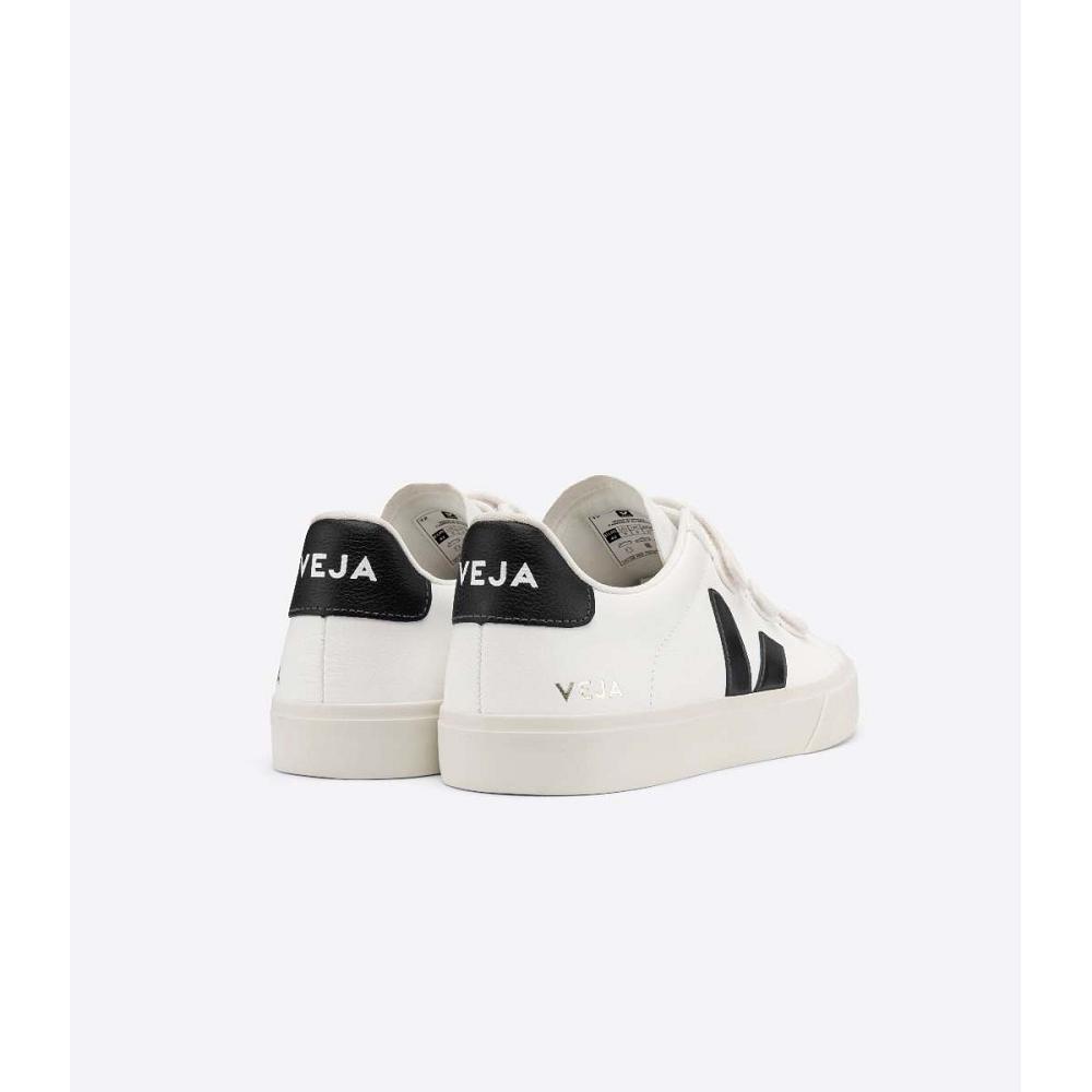 Men's Veja RECIFE CHROMEFREE Shoes White/Black | SG 197BEX